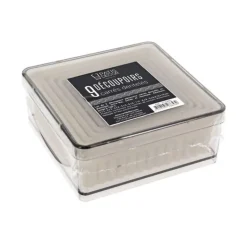 9 Découpoirs Carres Canneles Assortis Patisdecor