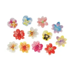 13 Fleurs 3D Comestibles En Azyme Assorties Patisdecor
