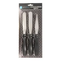 3 Spatules De Precision Assorties Patisdecor