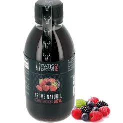Arome Naturel De Fruits Rouges Patisdecor Pro 200 Ml