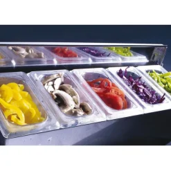 Bac De Stockage Condibox Avec 5 Bacs Gn 1/9 Cristal