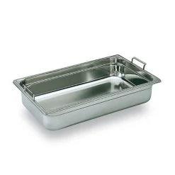 Bac Gastronorme Inox Poignées Escamotables Gn 1/2