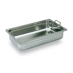 Bac Gastronorme Inox Poignées Escamotables Gn 2/3
