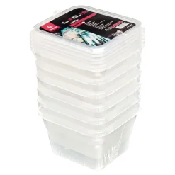 Bacs Modulus Rigides En Polypropylene Gn 1/6 Avec Couvercles (X6)