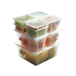 Bacs Modulus Rigides En Polypropylene Gn 2/3 Avec Couvercles (X4)