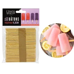 Batonnets D'Esquimaux En Bois Patisdecor (X50)