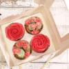 Boite 4 Cupcakes Blanche 16 X 16 Cm Patisdecor
