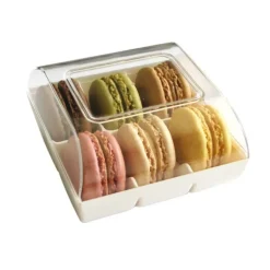Boite 6 Macarons Blanche