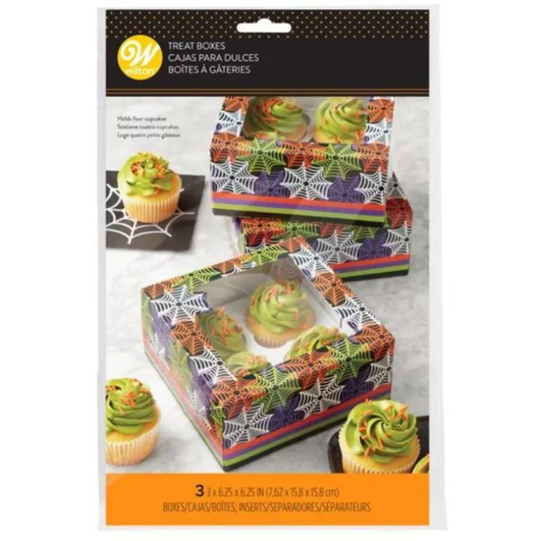 Boite A 4 Cupcakes Halloween Wilton (X 3)