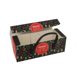 Boite A Bûche A Poignées Scandinave Patisdecor