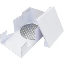 Boite Patissiere Blanche Hauteur 15 Cm Pme