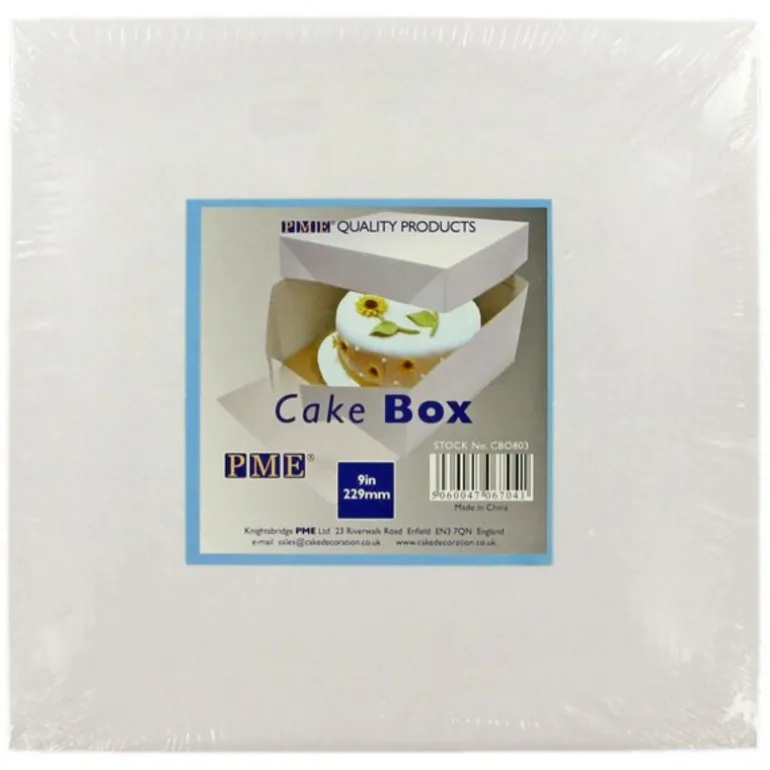 Boite Patissiere Blanche Hauteur 15 Cm Pme