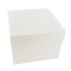 Boite Patissiere Blanche 46 X 46 X H 22 Cm Patisdecor