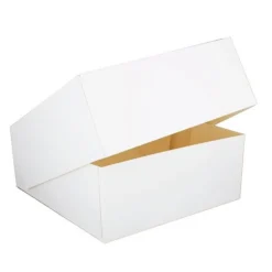 Boite Patissiere Blanche H. 10 Cm