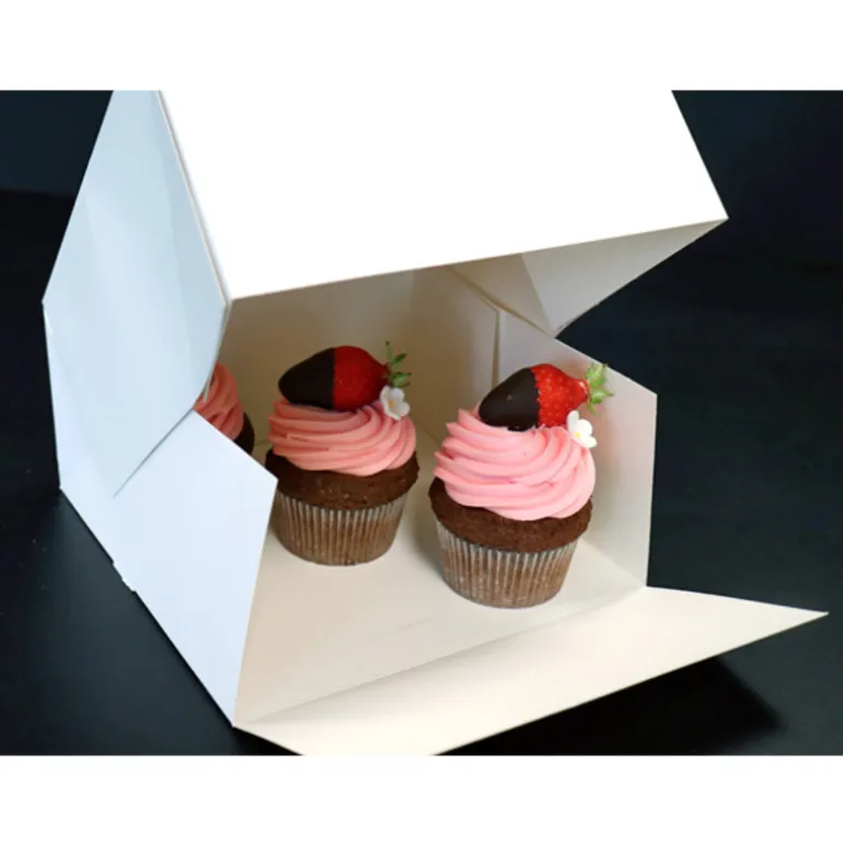 Boite Patissiere Blanche H. 10 Cm