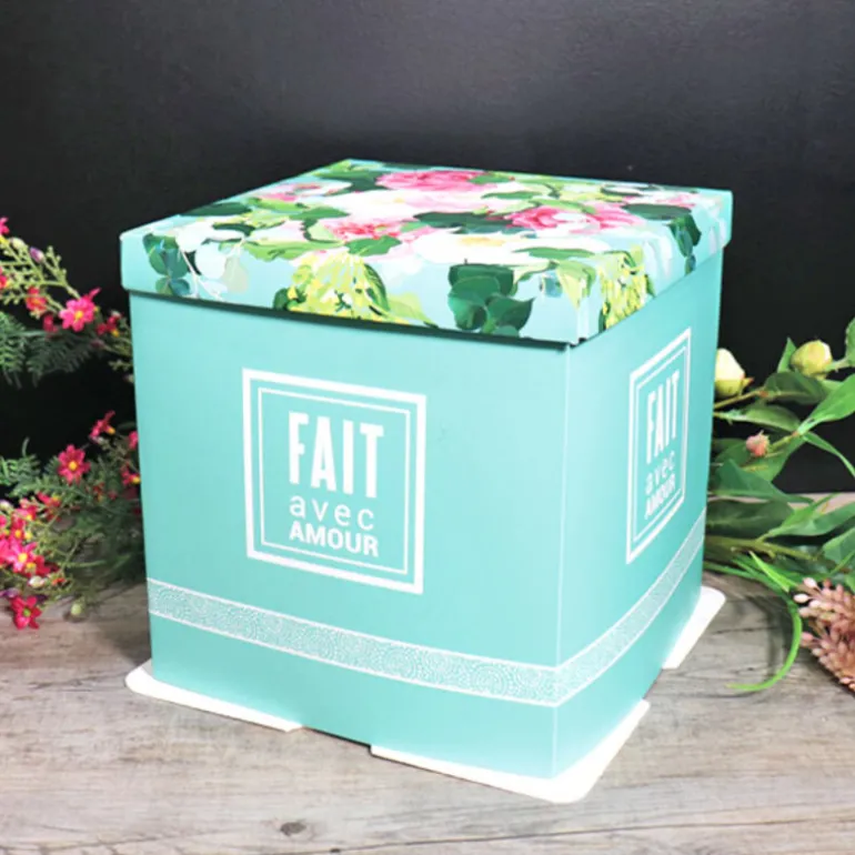 Boite Patissiere Bouquet De Fleurs Patisdecor