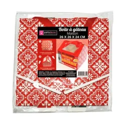 Boite Patissiere Maison 26 Cm, Hauteur 24 Cm