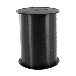 Bolduc Satine Noir 7Mm (500 M)