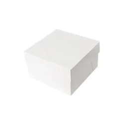 Boîtes Pâtissières Blanches Hauteur 20 Cm (X 10)