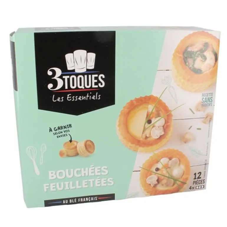 Bouchees Feuilletees A Garnir (X12)