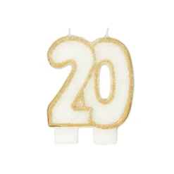 Bougie Anniversaire 20 Ans Patisdecor