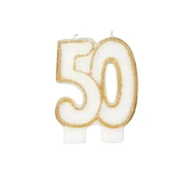 Bougie Anniversaire 50 Ans Patisdecor