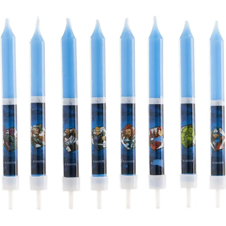 Bougie Anniversaire Avengers (X 8)