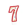 Bougie Anniversaire Chiffre Fiesta 7 Patisdecor