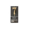 Bougie Anniversaire Doree Chiffre 7 Patisdecor