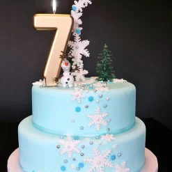 Bougie Anniversaire Doree Xxl Chiffre 7 Patisdecor