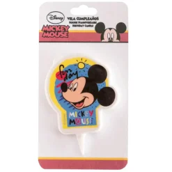 Bougie Anniversaire Mickey 7,5 Cm