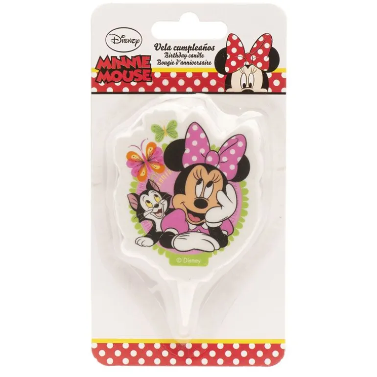 Bougie Anniversaire Minnie 7,5 Cm