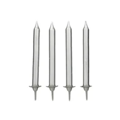 Bougie Argentee Patisdecor (X 12)