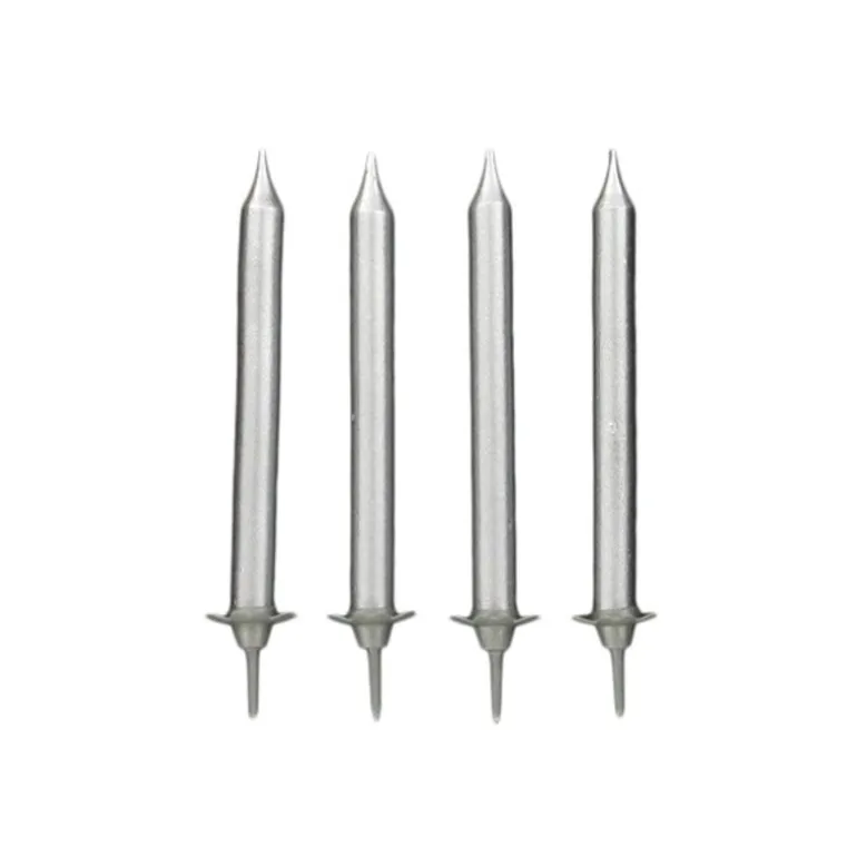 Bougie Argentee Patisdecor (X 12)