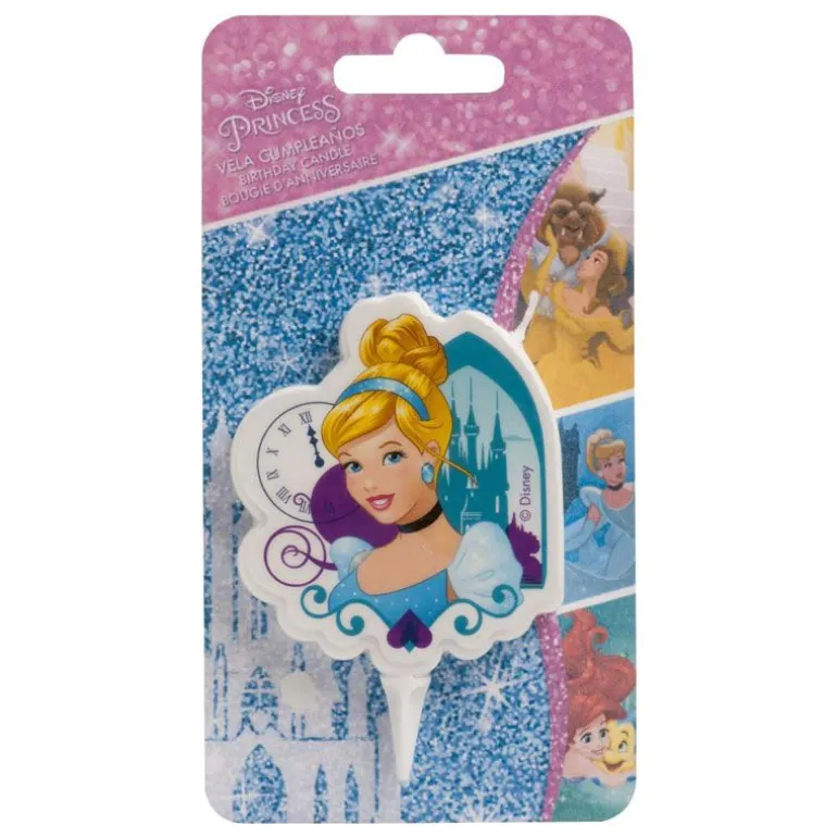 Bougie 2D Cendrillon 7,5 Cm