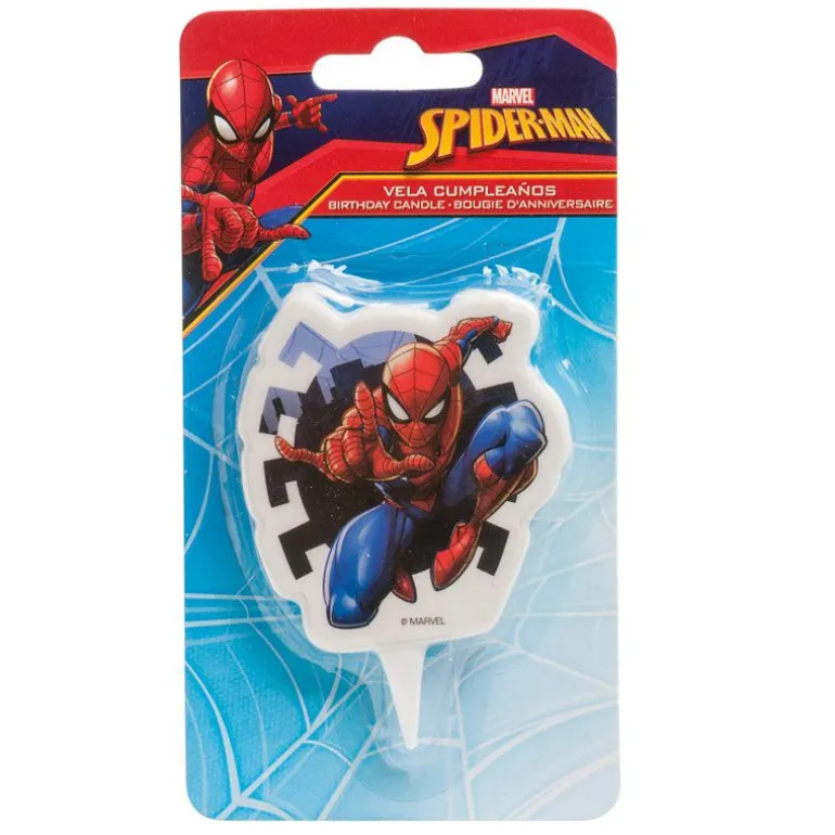 Bougie Spiderman 2D 7 Cm