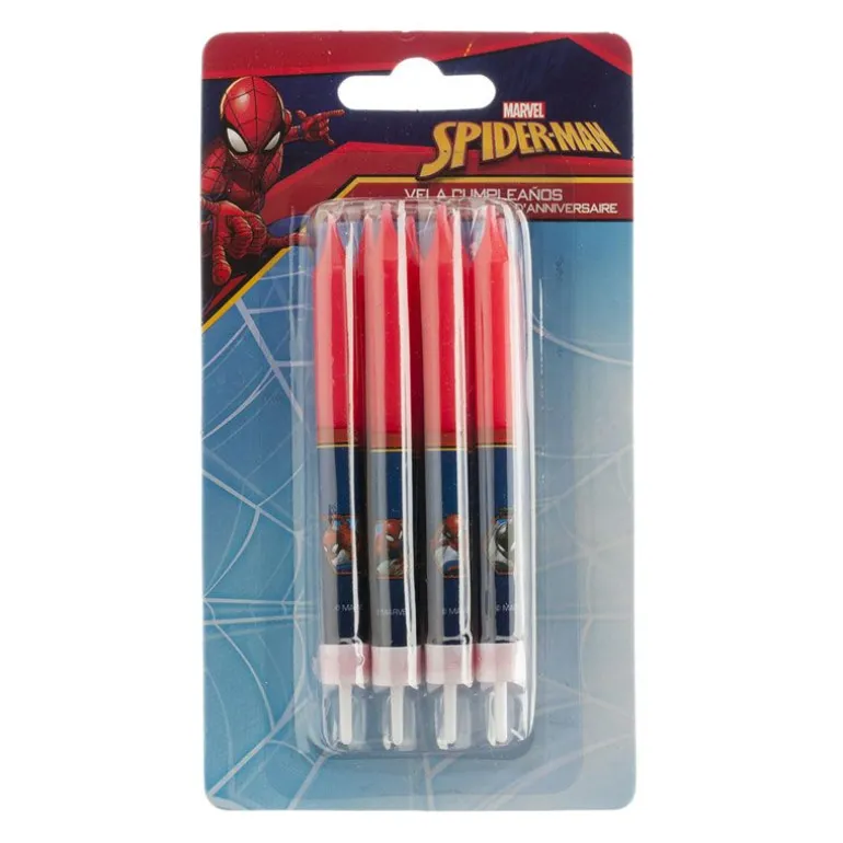 Bougie Spiderman (X8)