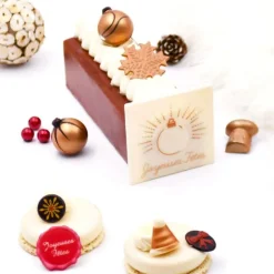 Boules De Noël Cuivrees En Chocolat Assorties (X40)