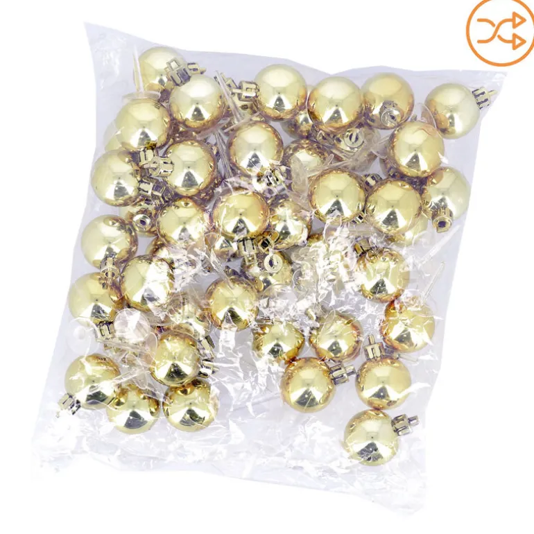 Boules De Noël Etincelantes Sur Pique (X50)