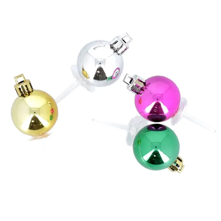 Boules De Noël Etincelantes Sur Pique (X50)