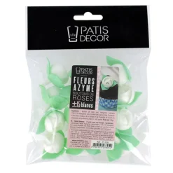 Boutons De Rose Blanche Patisdecor X15