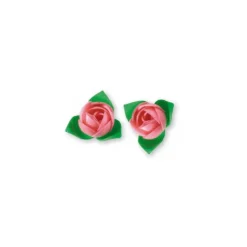 Boutons De Rose Rose Patisdecor X15