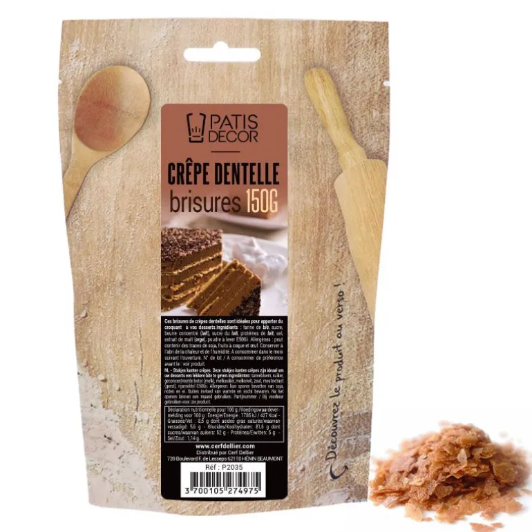 Brisures De Crepes Dentelle Patisdecor 150 G
