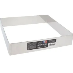 Cadre A Mousse Inox H 4,5 Cm 24 X 24 Cm Patisdecor