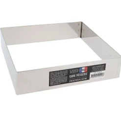 Cadre A Mousse Inox H 4,5 Cm 20 X 20 Cm Patisdecor