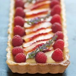 Cadre A Tarte Rectangulaire Cannele Et Perfore Inox H 3 Cm - 35 X 10 Cm De Buyer