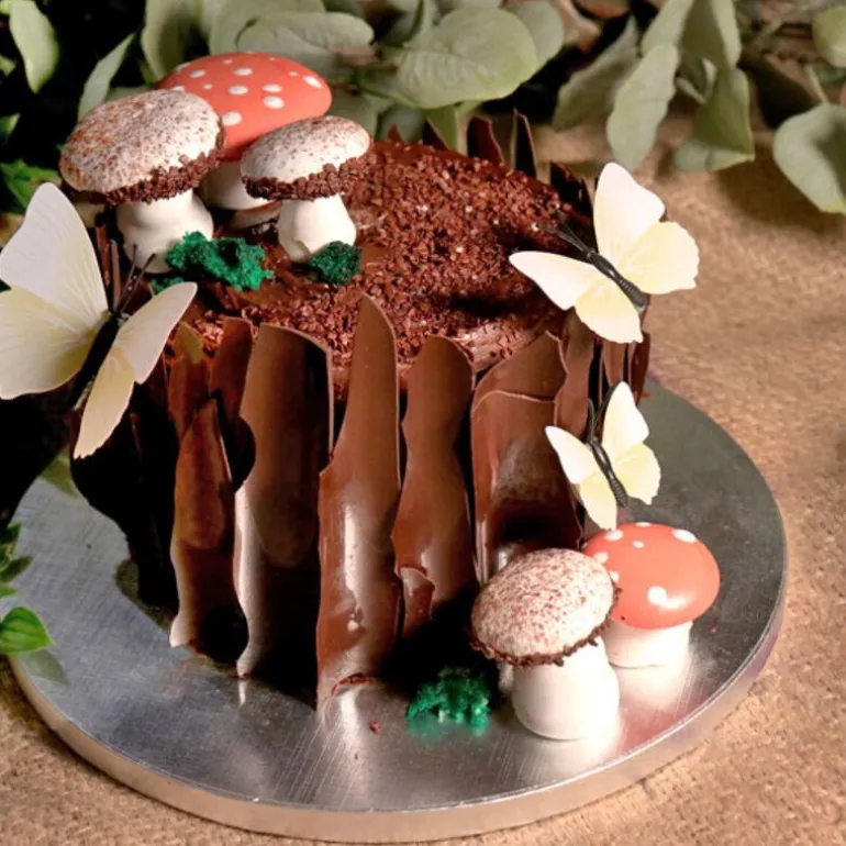 Cake Drum Rond Argent 17 Cm Patisdecor