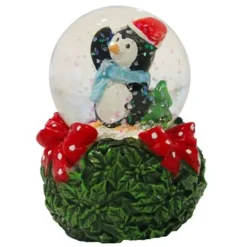 Cake Topper Boule A Neige Pingouin Patisdecor