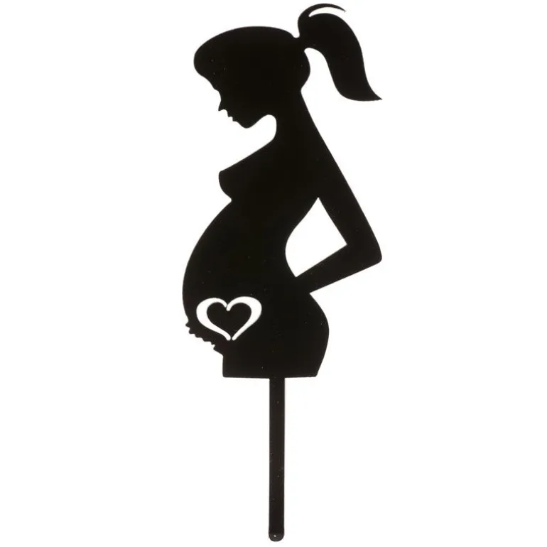 Cake Topper Femme Enceinte