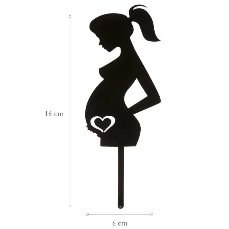 Cake Topper Femme Enceinte